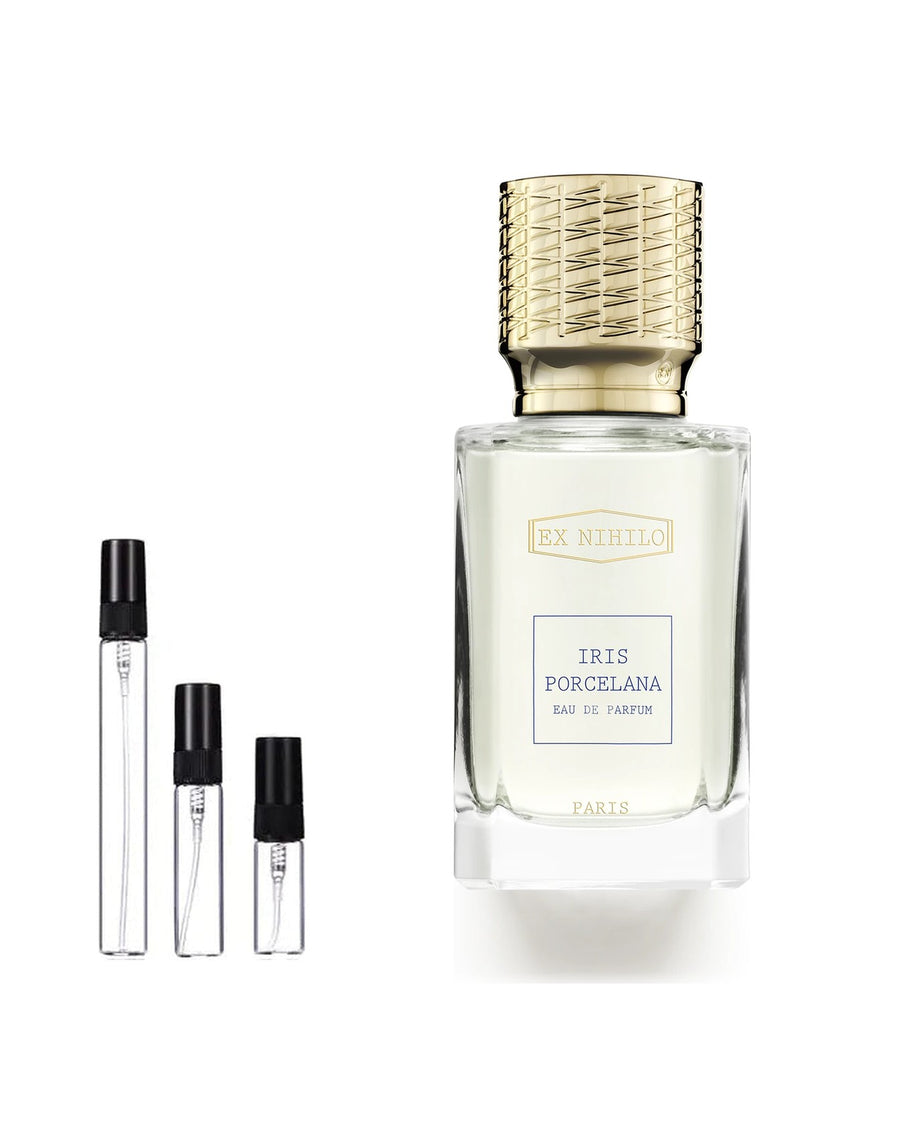Ex Nihilo Iris Porcelana Probe – Abfüllung im Glaszerstäuber (2, 5 oder 10 ml)