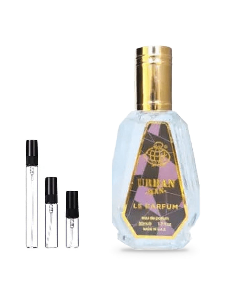 Fragrance World Urban Man Le Parfum Probe – Abfüllung im Glaszerstäuber (2, 5 oder 10 ml)
