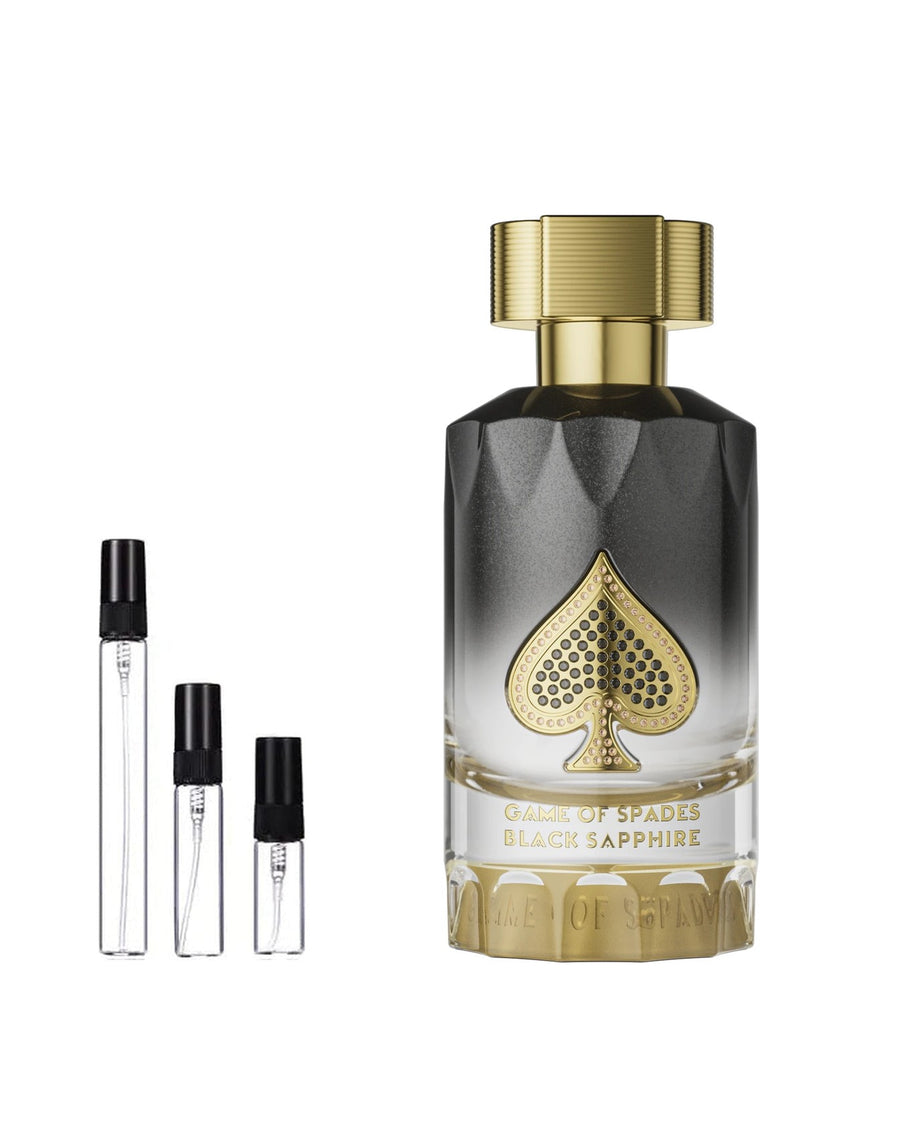 Jo Milano Paris Game of Spades Black Sapphire Probe – Abfüllung im Glaszerstäuber (2, 5 oder 10 ml)