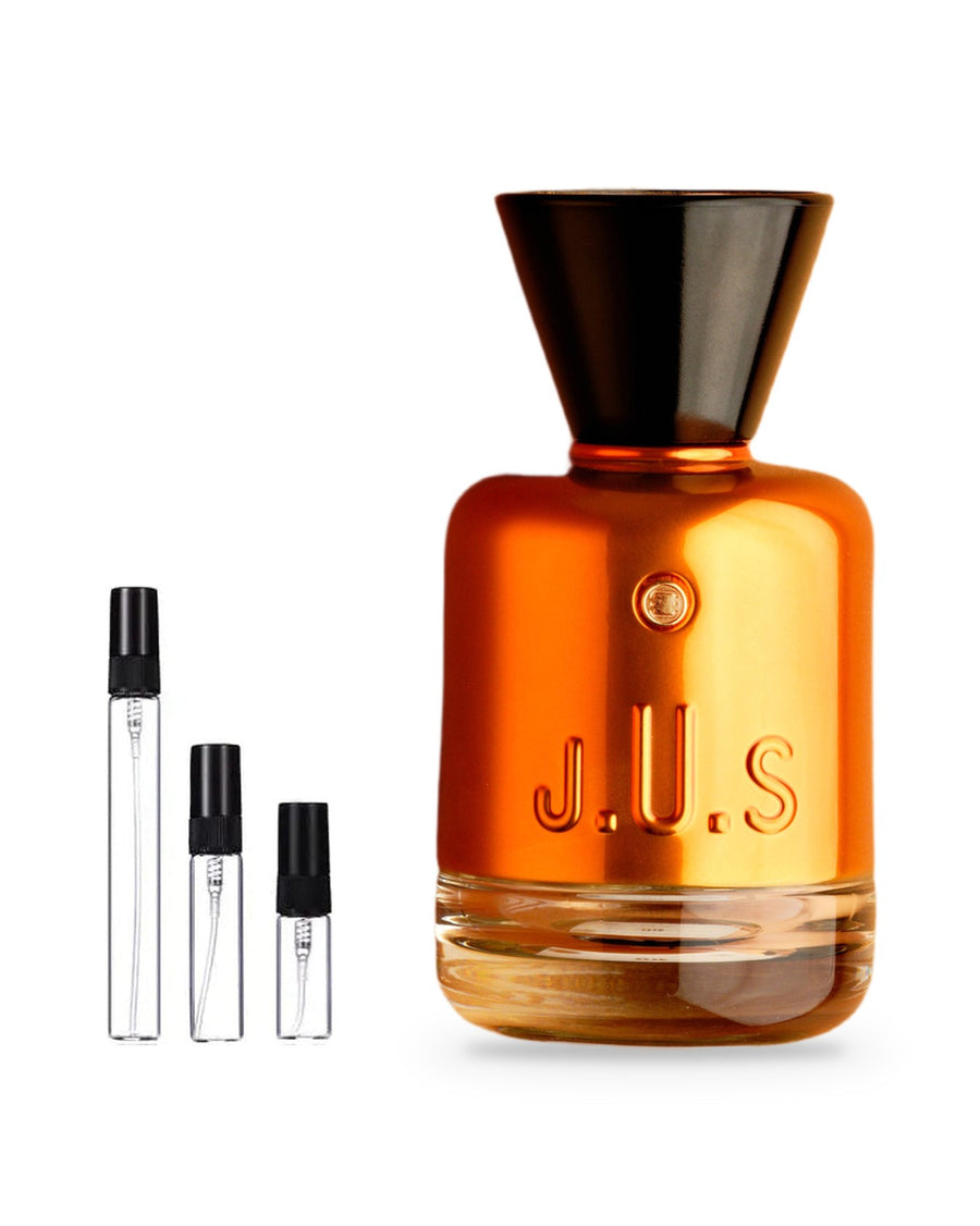J.u.s Spritzlove Probe – Abfüllung im Glaszerstäuber (2, 5 oder 10 ml)