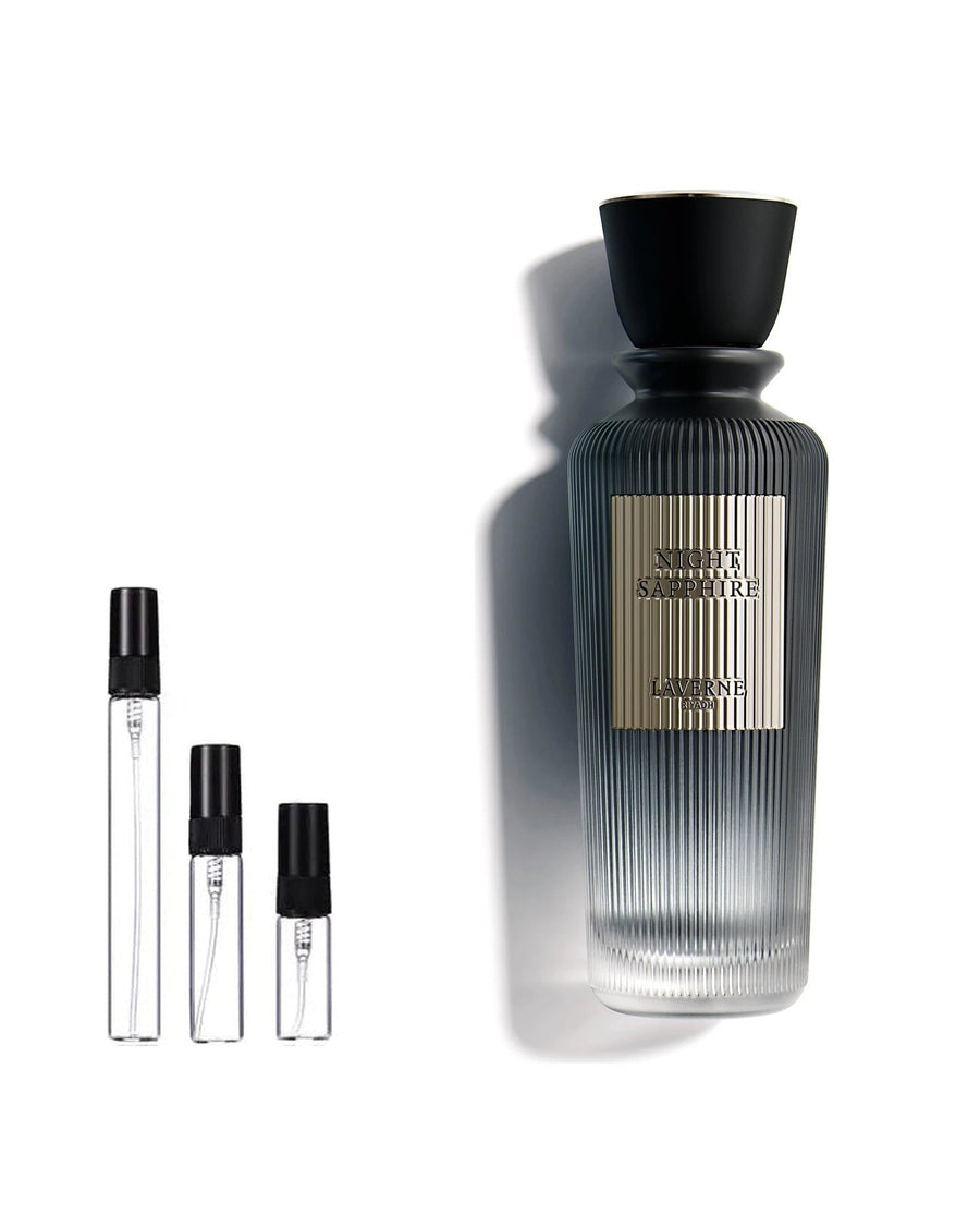 Laverne Night Sapphire Probe – Abfüllung im Glaszerstäuber (2, 5 oder 10 ml)