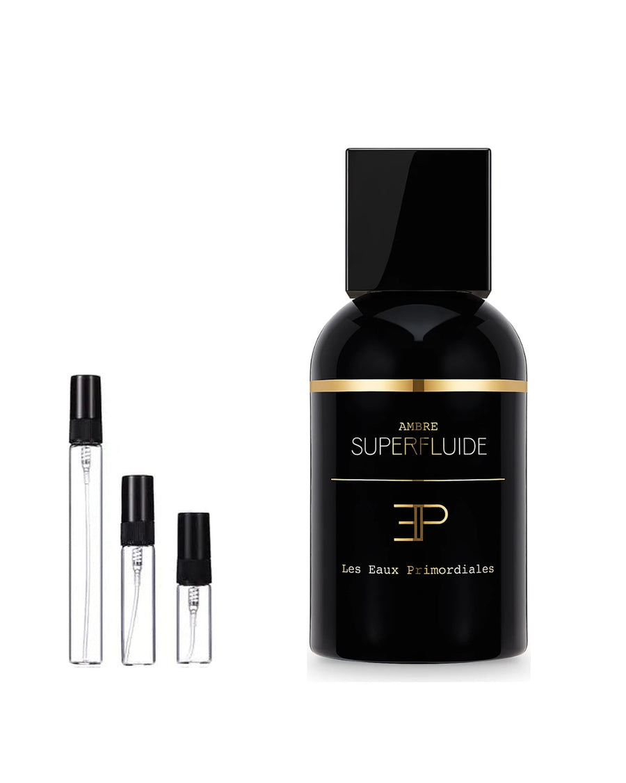 Les Eaux Primordiales Ambre Superfluide Probe – Abfüllung im Glaszerstäuber (2, 5 oder 10 ml)