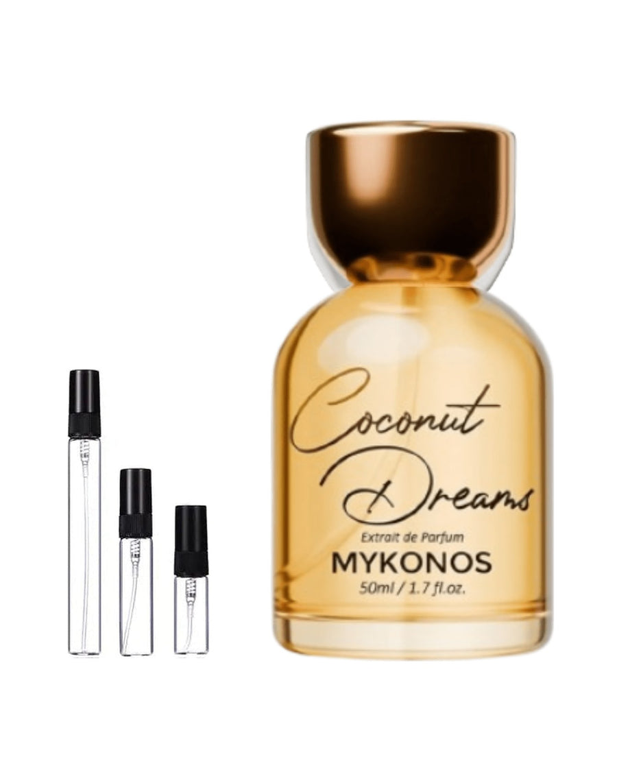 Mykonos Coconut Dreams Extrait de Parfum Probe – Abfüllung im Glaszerstäuber (2, 5 oder 10 ml)