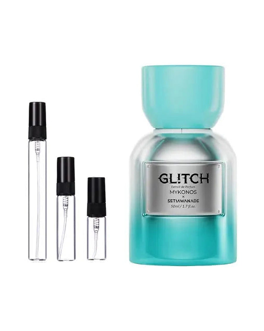 Mykonos Glitch Probe – Abfüllung im Glaszerstäuber (2, 5 oder 10 ml)