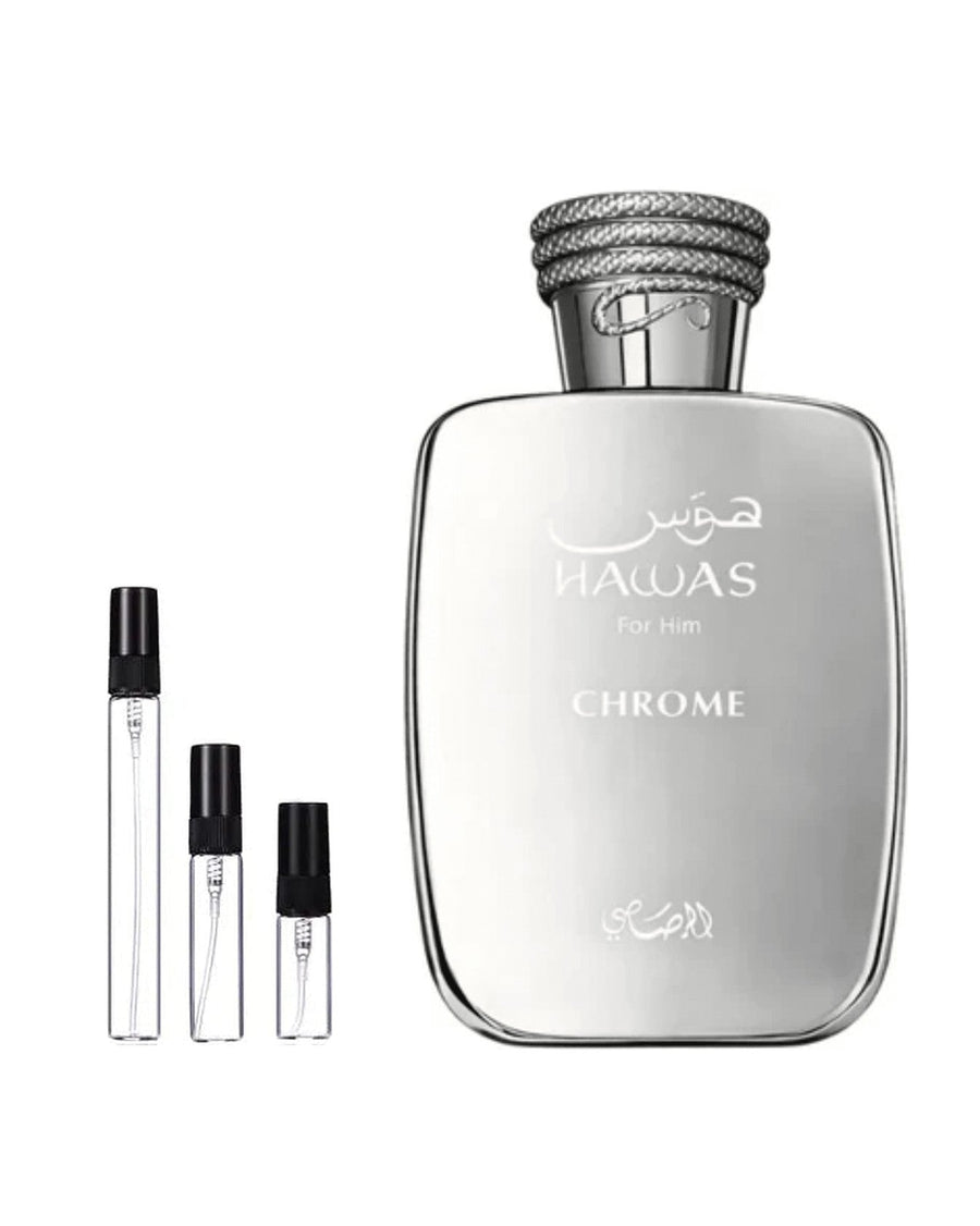 Rasasi Hawas Chrome sample