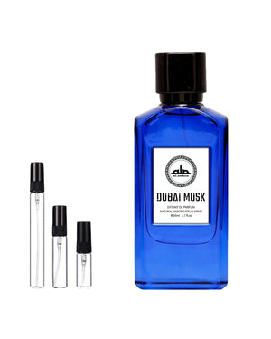 Al Ambra Dubai Musk Extrait de Parfum Probe – 2, 5 oder 10 ml Abfüllung im Glaszerstäuber