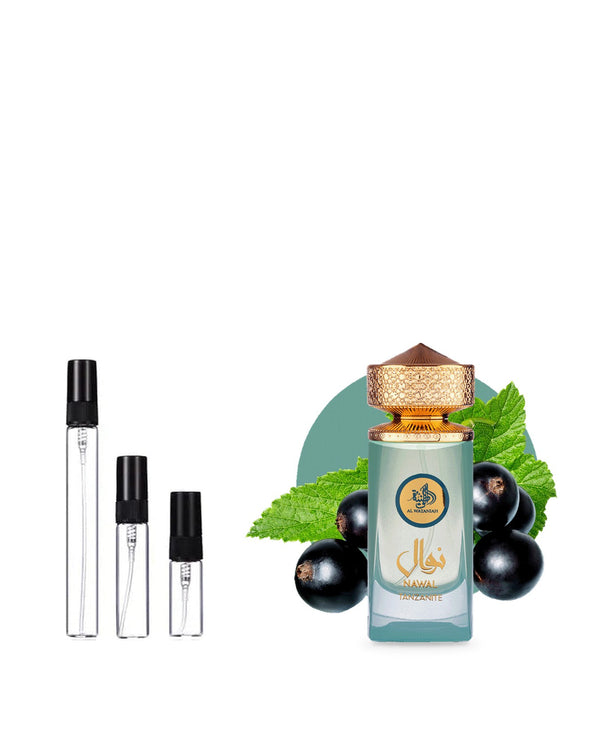 Al Wataniah Nawal Tanzanite Probe – Abfüllung im Glaszerstäuber (2, 5 oder 10 ml)