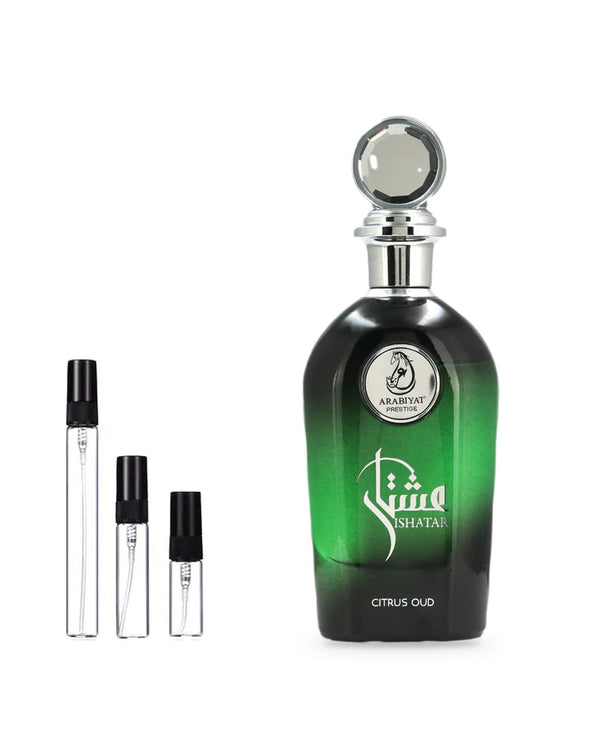 Arabiyat Prestige Ishatar Citrus Oud Probe – Abfüllung im Glaszerstäuber (2, 5 oder 10 ml)