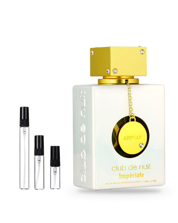 Armaf Club De Nuit White Imperiale Probe – Abfüllung im Glaszerstäuber (2, 5 oder 10 ml)