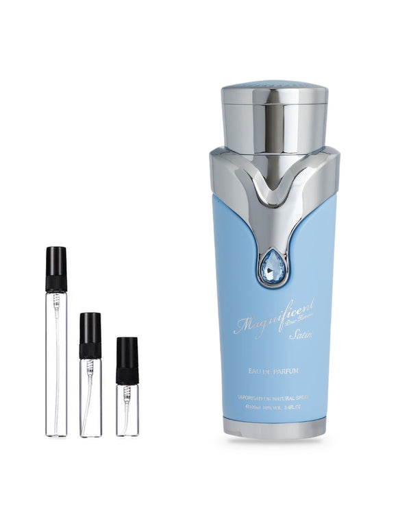 Armaf Magnificent Satin Probe – Abfüllung im Glaszerstäuber (2, 5 oder 10 ml)