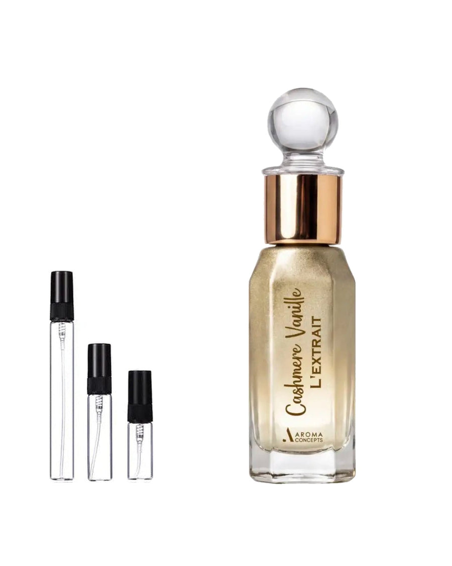 Aroma Concepts Cashmere Vanilla L'Extrait Perfume Oil Probe – Abfüllung im Glaszerstäuber (2, 5 oder 10 ml)