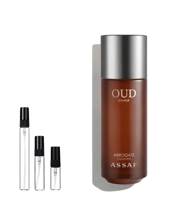 Assaf Arrogate Oud Bakhur Probe – Abfüllung im Glaszerstäuber (2, 5 oder 10 ml)