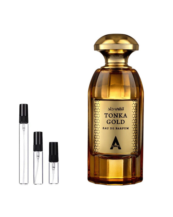 Atralia Tonka Gold Probe – Abfüllung im Glaszerstäuber (2, 5 oder 10 ml)