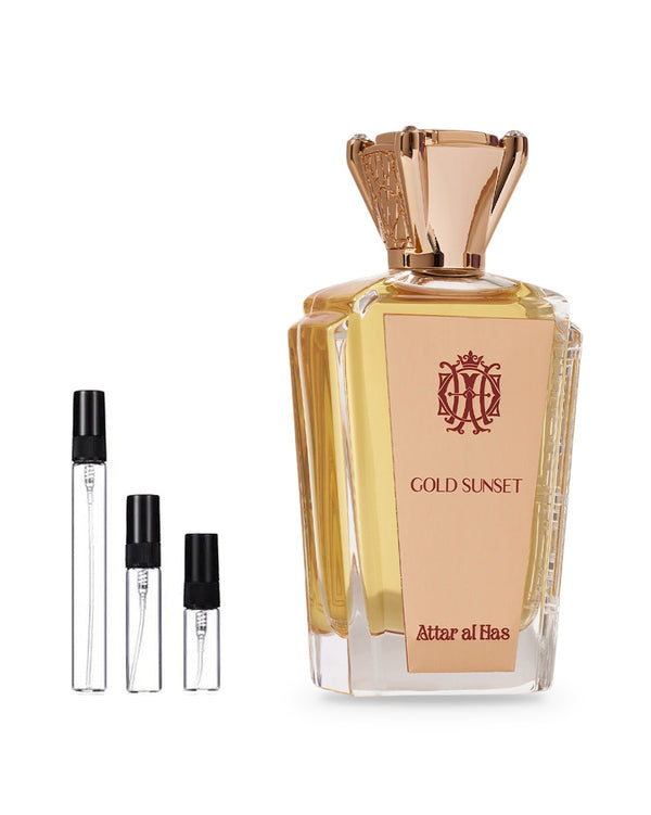 Attar Al Has Gold Sunset Probe – Abfüllung im Glaszerstäuber (2, 5 oder 10 ml)