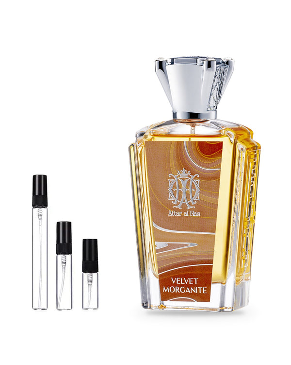 Attar Al Has Velvet Morganite Probe – Abfüllung im Glaszerstäuber (2, 5 oder 10 ml)