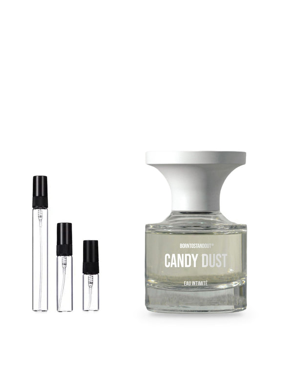 BORNTOSTANDOUT Candy Dust Probe – Abfüllung im Glaszerstäuber (2, 5 oder 10 ml)