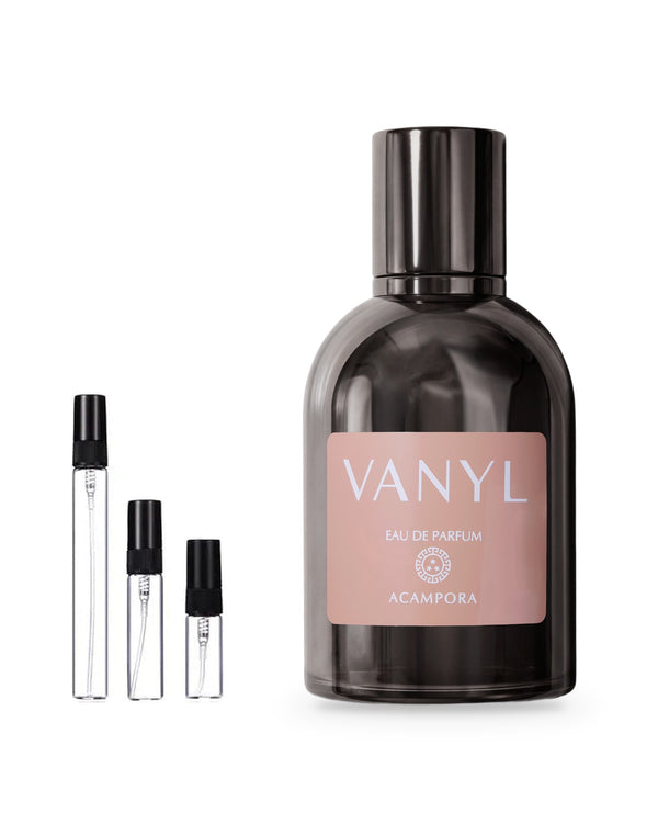Bruno Acampora Vanyl Probe – Abfüllung im Glaszerstäuber (2, 5 oder 10 ml)