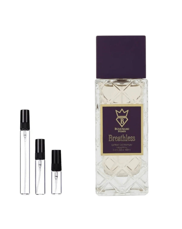 Bujairami Breathless Extrait Probe – Abfüllung im Glaszerstäuber (2, 5 oder 10 ml)