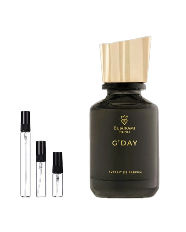 Bujairami G'DAY Probe – Abfüllung im Glaszerstäuber (2, 5 oder 10 ml)