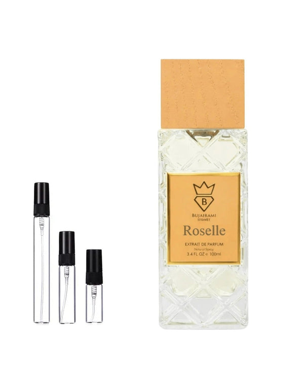 Bujairami Roselle Extrait Probe – Abfüllung im Glaszerstäuber (2, 5 oder 10 ml)