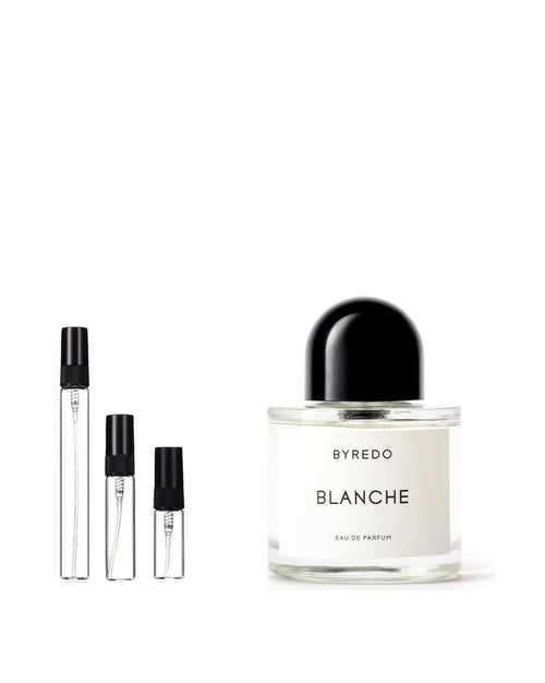 Byredo Blanche sample – 10 ml decant in a glass spray vial