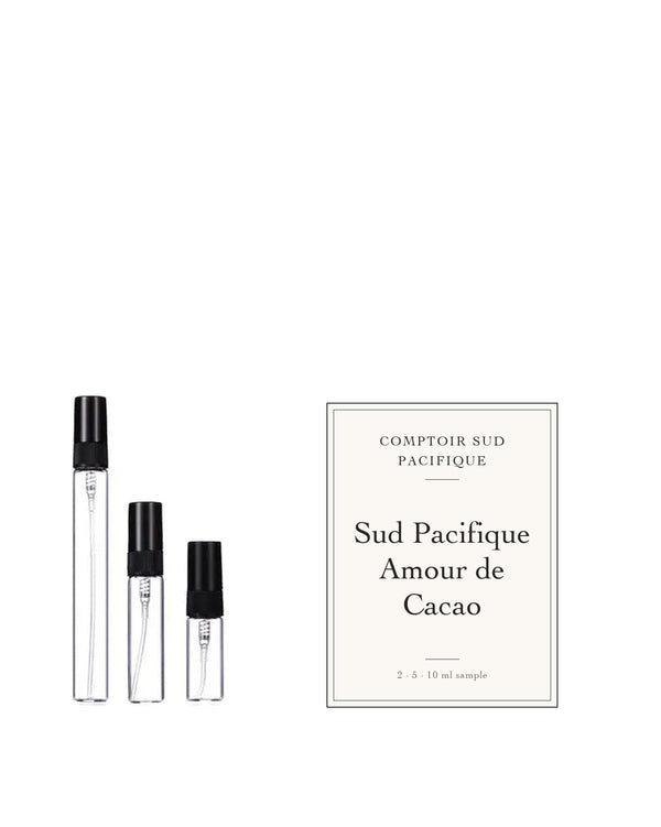 Comptoir Sud Pacifique Sud Pacifique Amour de Cacao Probe – Abfüllung im Glaszerstäuber (2, 5 oder 10 ml)