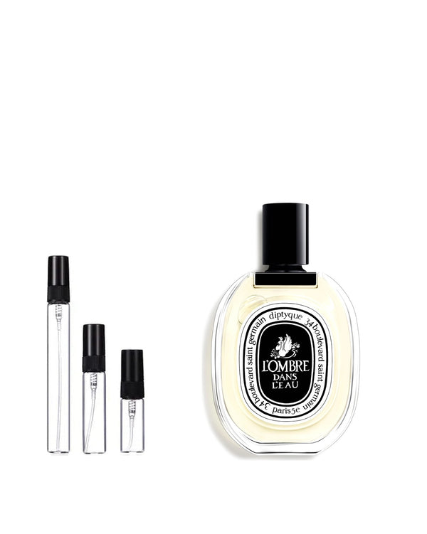 Diptyque L'Ombre dans l'Eau Eau de Toilette Probe – 2, 5 oder 10 ml Abfüllung im Glaszerstäuber
