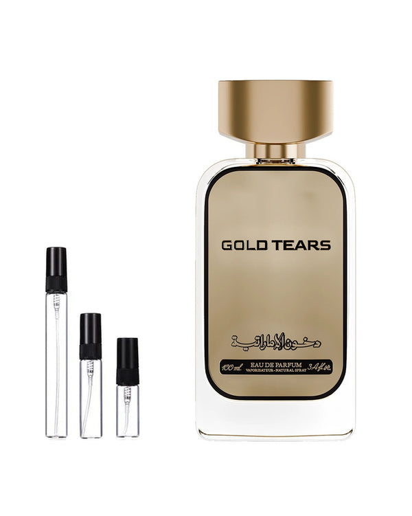 Dkhoon Emirates Gold Tears Probe – Abfüllung im Glaszerstäuber (2, 5 oder 10 ml)