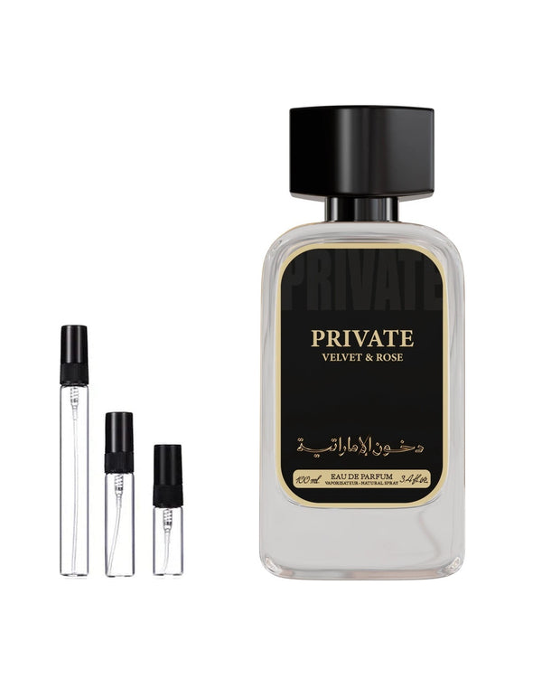 Dkhoon Emirates Private Velvet Rose Probe – Abfüllung im Glaszerstäuber (2, 5 oder 10 ml)