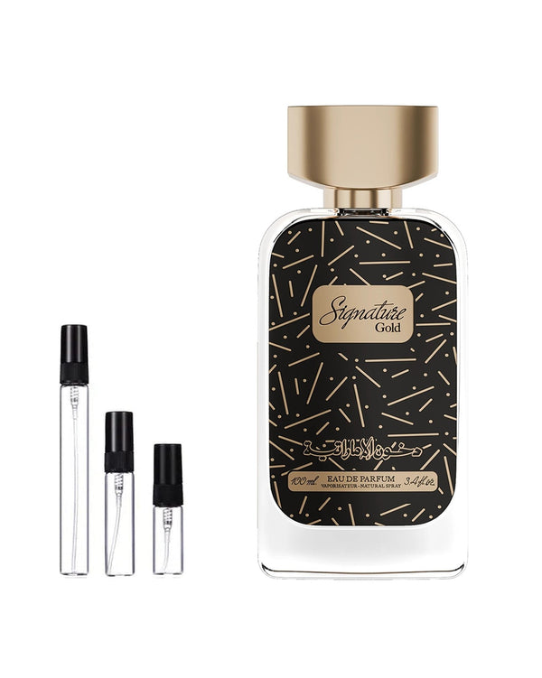 Dkhoon Emirates Signature Gold Probe – Abfüllung im Glaszerstäuber (2, 5 oder 10 ml)