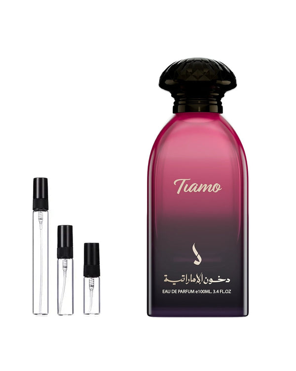 Dkhoon Emirates Tiamo Probe – Abfüllung im Glaszerstäuber (2, 5 oder 10 ml)