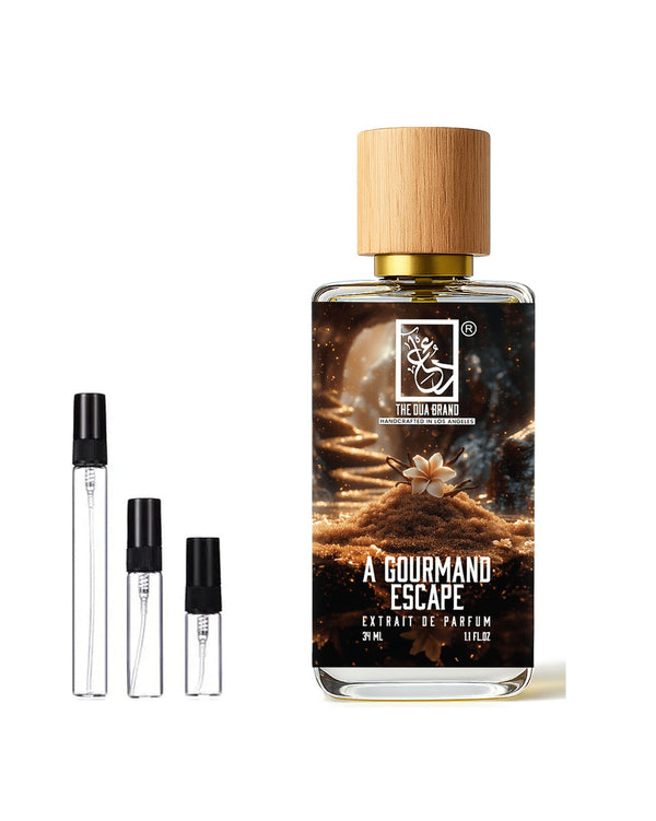 Dua Fragrances Dua A Gourmand Escape Extrait Probe – Abfüllung im Glaszerstäuber (2, 5 oder 10 ml)
