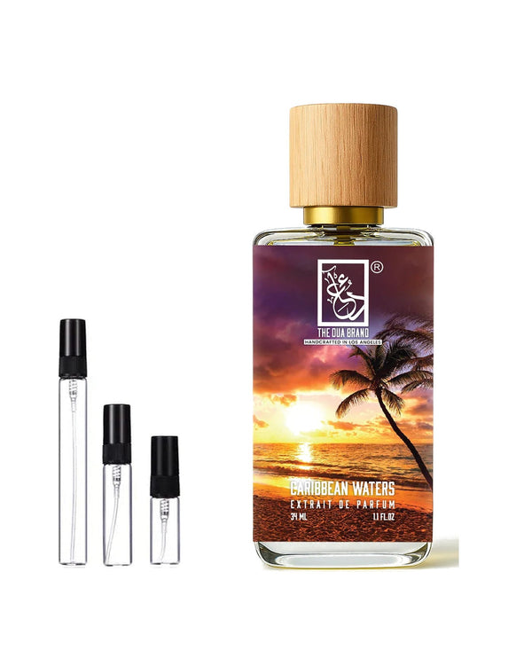 Dua Fragrances Dua Caribbean Waters Extrait Probe – Abfüllung im Glaszerstäuber (2, 5 oder 10 ml)