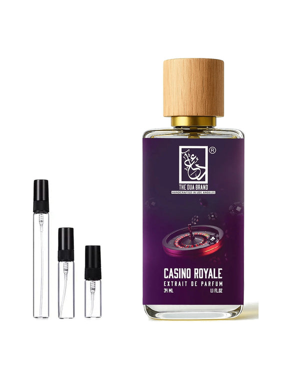 Dua Fragrances Dua Casino Royale Extrait Probe – Abfüllung im Glaszerstäuber (2, 5 oder 10 ml)