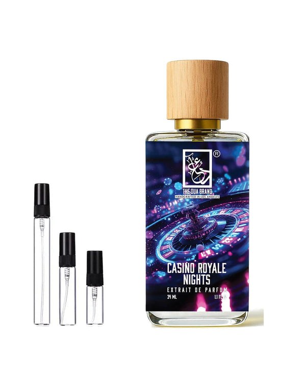 Dua Fragrances Dua Casino Royale Nights Extrait Probe – Abfüllung im Glaszerstäuber (2, 5 oder 10 ml)
