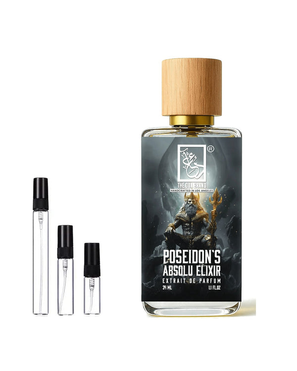 Dua Fragrances Dua Poseidon's Absolu Elixir Extrait Probe – Abfüllung im Glaszerstäuber (2, 5 oder 10 ml)