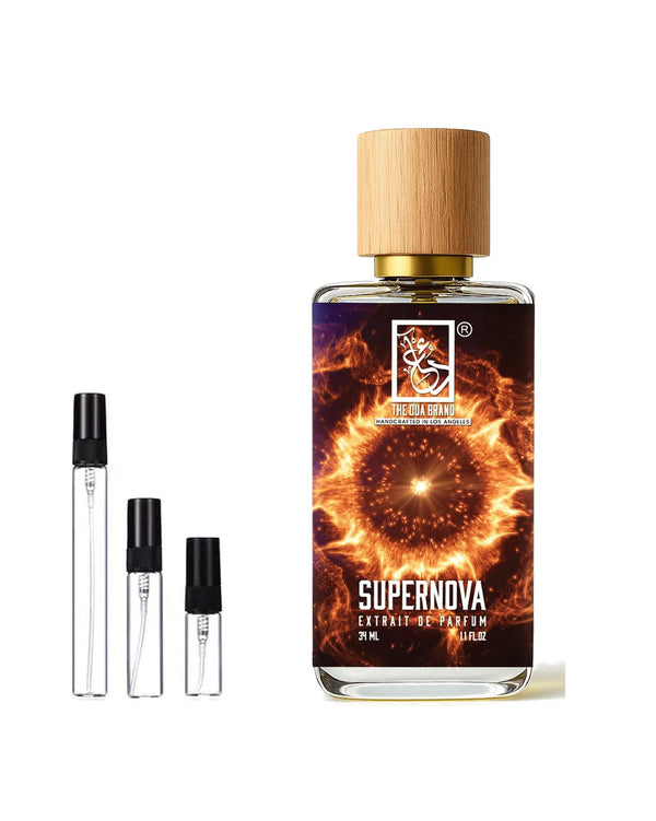 Dua Fragrances Dua Supernova Extrait Probe – Abfüllung im Glaszerstäuber (2, 5 oder 10 ml)