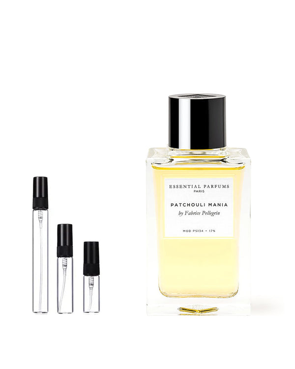 Essential Parfums Patchouli Mania Eau de Parfum Probe – 2, 5 oder 10 ml Abfüllung im Glaszerstäuber