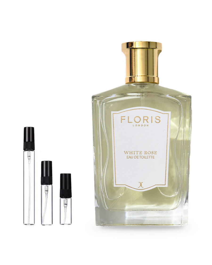 Floris White Rose Probe – Abfüllung im Glaszerstäuber (2, 5 oder 10 ml)