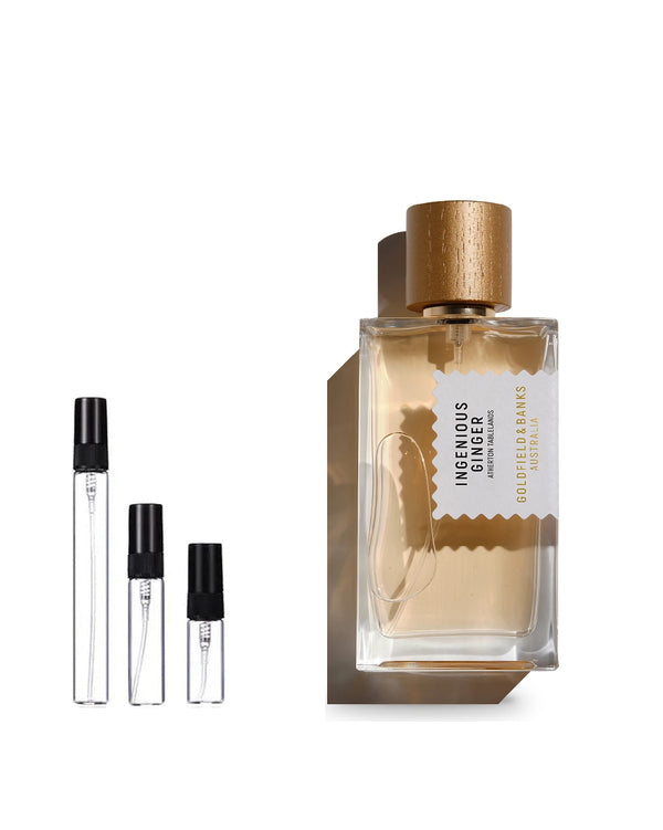 Goldfield &amp; Banks Ingenious Ginger Eau de Parfum Probe – 2, 5 oder 10 ml Abfüllung im Glaszerstäuber