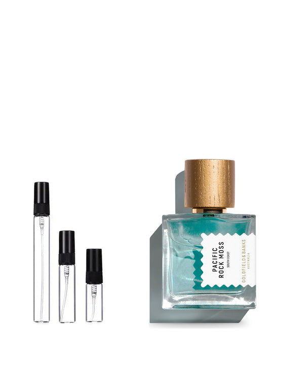 Goldfield &amp; Banks Pacific Rock Moss Eau de Parfum Probe – 2, 5 oder 10 ml Abfüllung im Glaszerstäuber