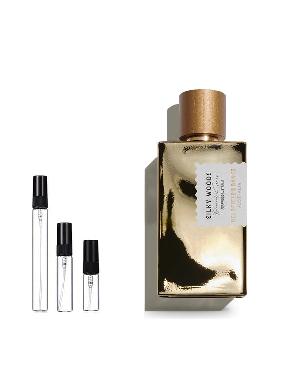 Goldfield &amp; Banks Silky Woods Eau de Parfum Probe – 2, 5 oder 10 ml Abfüllung im Glaszerstäuber