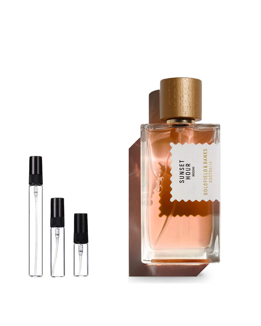 Goldfield & Banks Sunset Hour Probe – Abfüllung im Glaszerstäuber (2, 5 oder 10 ml)
