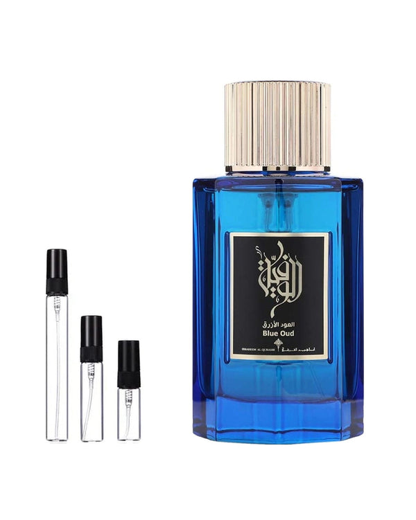 Ibraheem Al Qurashi Blue Oud Probe – Abfüllung im Glaszerstäuber (2, 5 oder 10 ml)