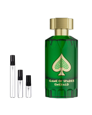 Jo Milano Paris Game of Spades Emerald Extrait Probe – Abfüllung im Glaszerstäuber (2, 5 oder 10 ml)