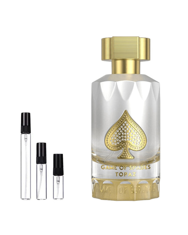 Jo Milano Paris Game of Spades Topaz Extrait Probe – Abfüllung im Glaszerstäuber (2, 5 oder 10 ml)