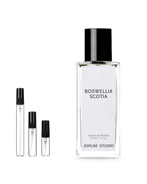 Jorum Studio Boswellia Scotia Probe – Abfüllung im Glaszerstäuber (2, 5 oder 10 ml)
