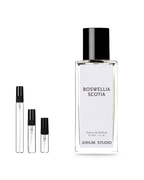 Jorum Studio Boswellia Scotia Probe – Abfüllung im Glaszerstäuber (2, 5 oder 10 ml)