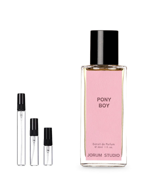 Jorum Studio Pony Boy Probe – Abfüllung im Glaszerstäuber (2, 5 oder 10 ml)