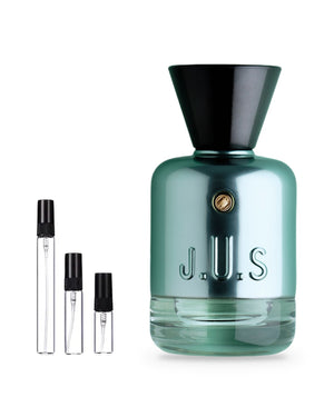 J.u.s Icyfizz Probe – Abfüllung im Glaszerstäuber (2, 5 oder 10 ml)